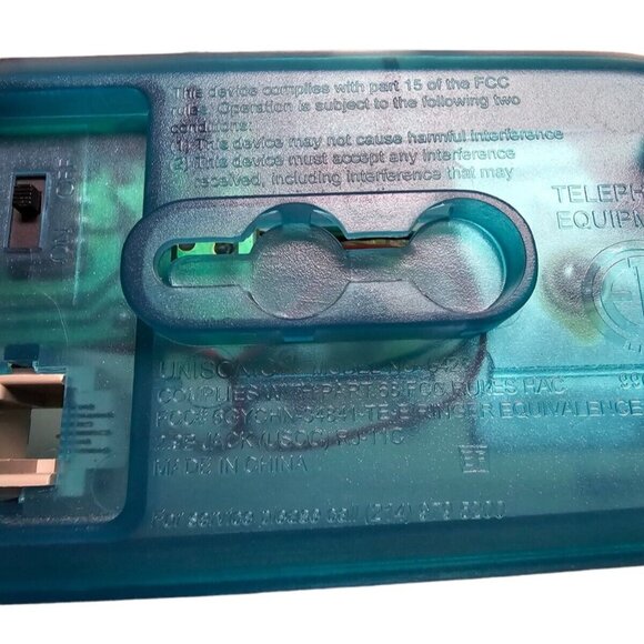 American Girl Chitchat Jelly Phone Clear Blue Landline HTF RARE Original Box - Picture 13 of 16